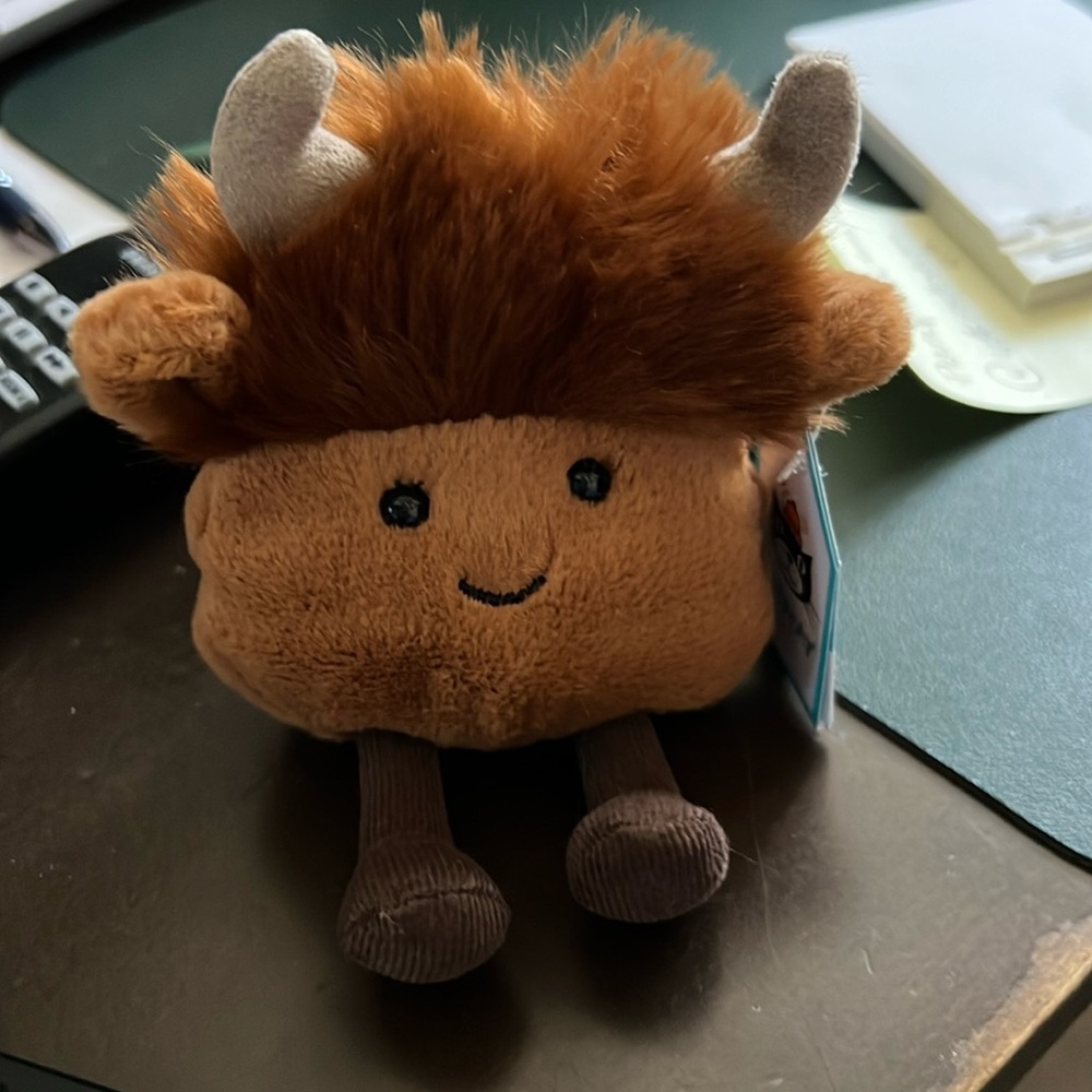 Jellycat highland cow new